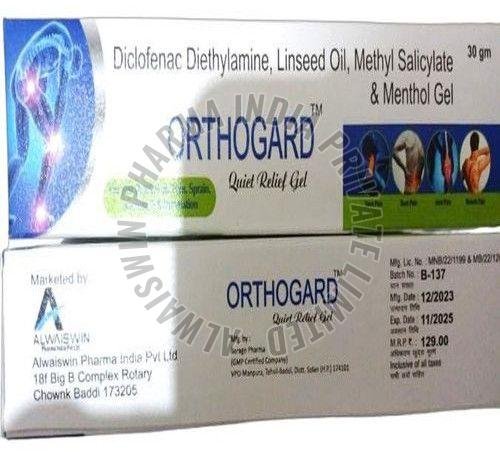 Diclofenac Diethylamine, Linseed Oil, Methyl Salicylate & Menthol Gel