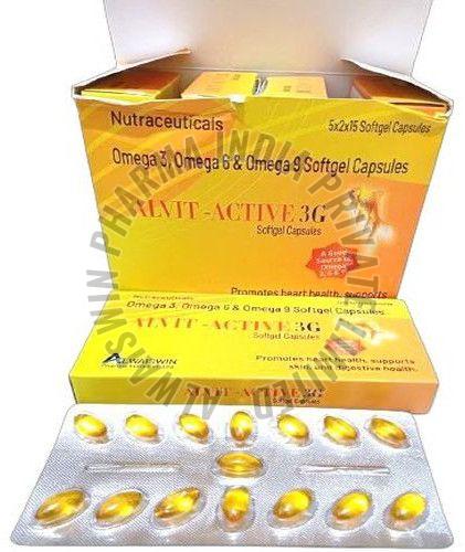 Omega 3, Omega 6 & Omega 9 Soft Gelatin Capsules