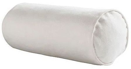 Plain White Fiber Bolster