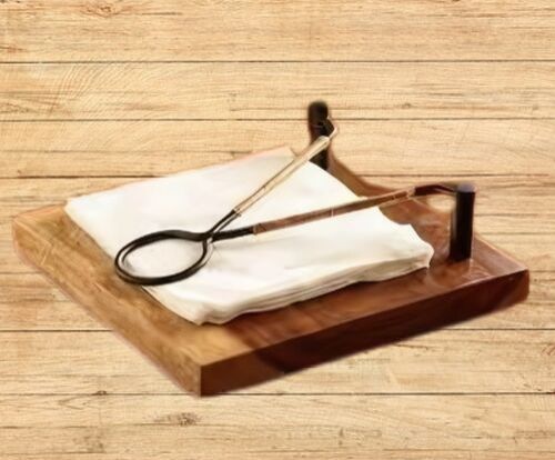 Clip Wooden Napkin Holder