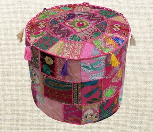 Round Pouf Cover