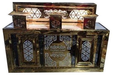 Stainless Steel LED Fruit Catering Counter