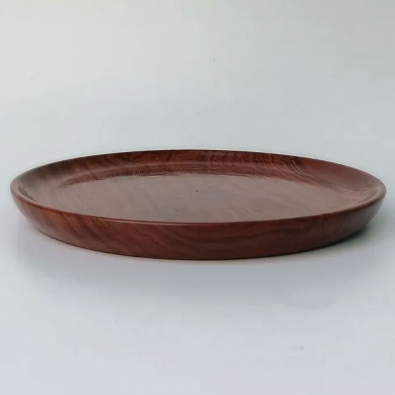 Round Grain Organizer Wooden Plate