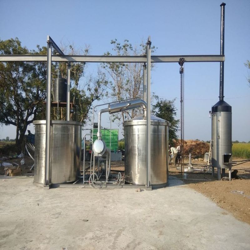 Basil Leaves Oils Distillation Plant