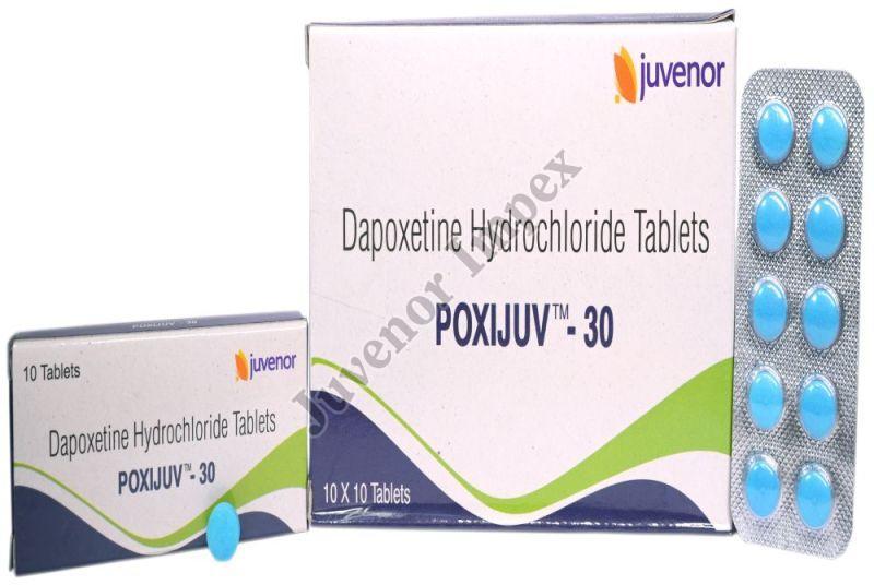 Dapoxetine Hydrochloride 30mg Tablets