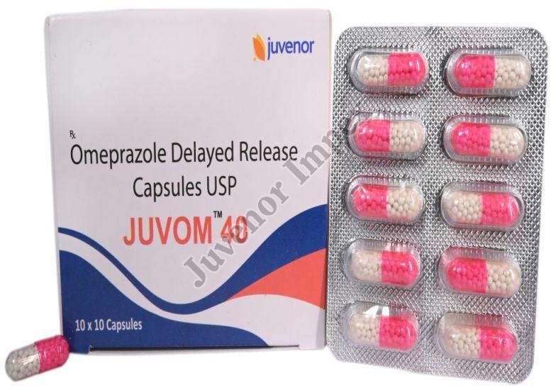 Omeprazole Delayed Release 40mg Capsules