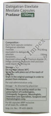 Pradaxa 150mg Capsule