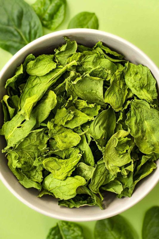 Dehydrated Spinach Leave