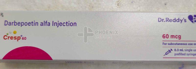 Cresp 60mcg Darbepoetin ALFA Injection