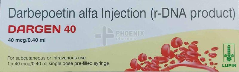 Dargen 40mcg Darbepoetin ALFA Injection