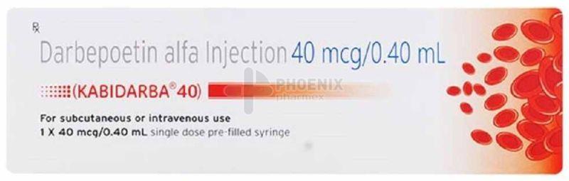 Kabidarba 40mcg Darbepoetin ALFA Injection