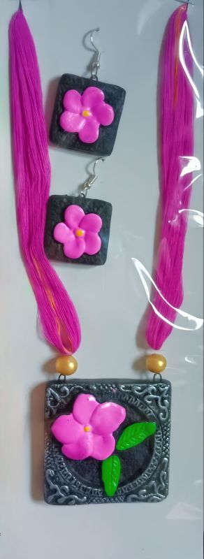 Terracotta Clay Earring Set