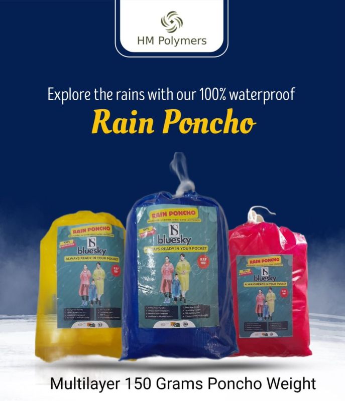 Adult Multilayer Rain Poncho