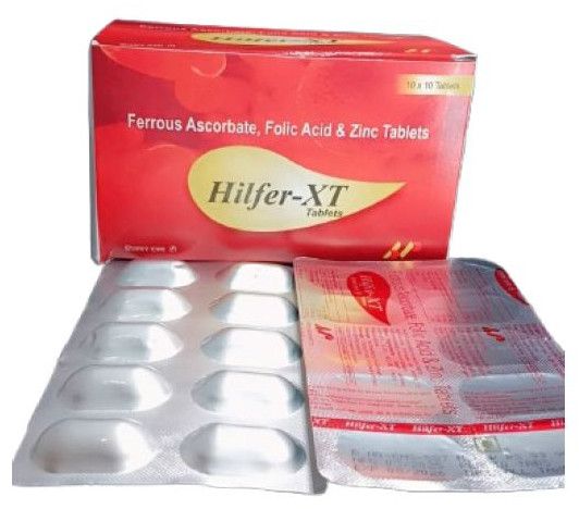 Ferrous Ascorbate And Folic Acid Tablet