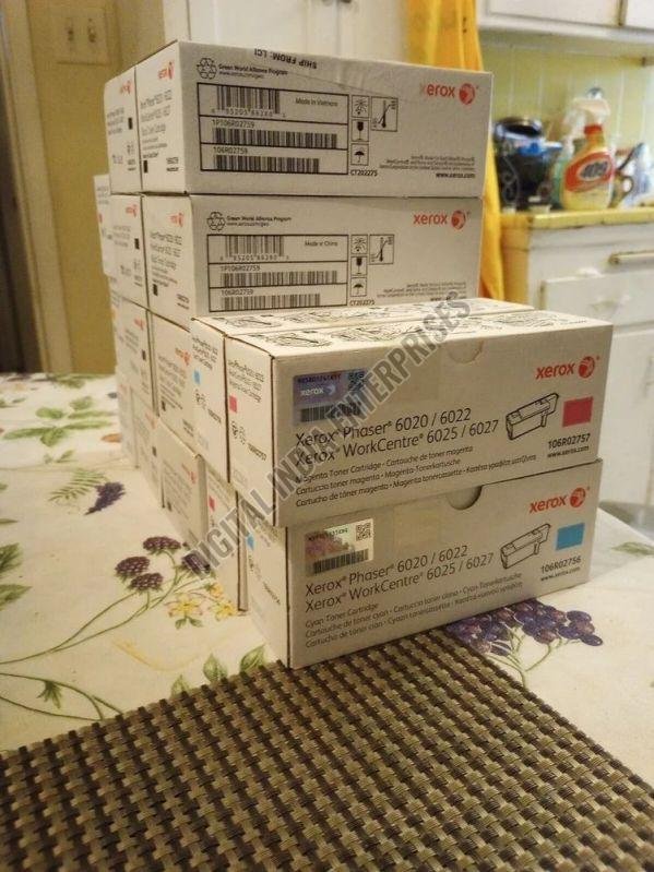 Genuine Xerox Phaser 6020 6022 Wc 6025 6027 CMYK Toner Cartridge Set