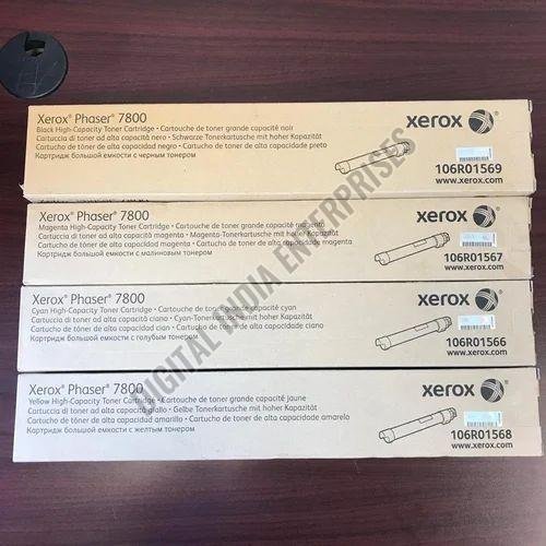 Genuine Xerox Phaser 7800 CMYK Toner Cartridge Set