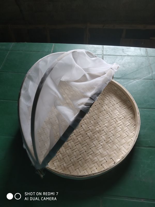 Bamboo Mesh Protected Food Prep Tray