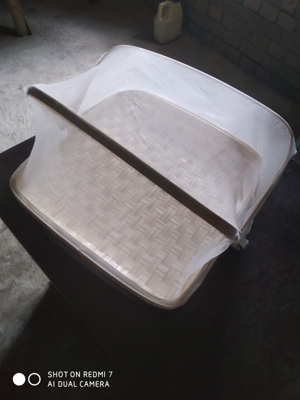 Bamboo Mesh Cover Food Drying Tray