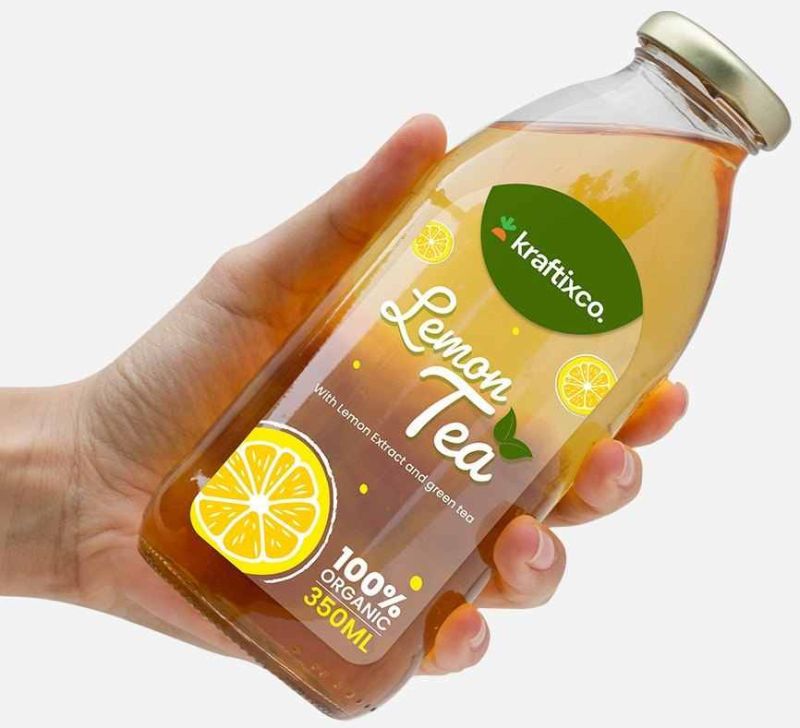 Clear Transparent Soft Drink Label