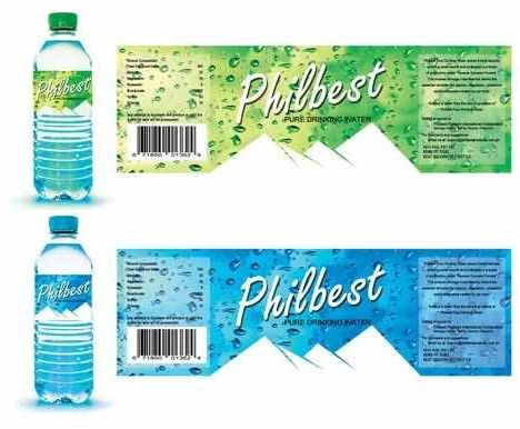 Personalized Branded Water Bottle Label