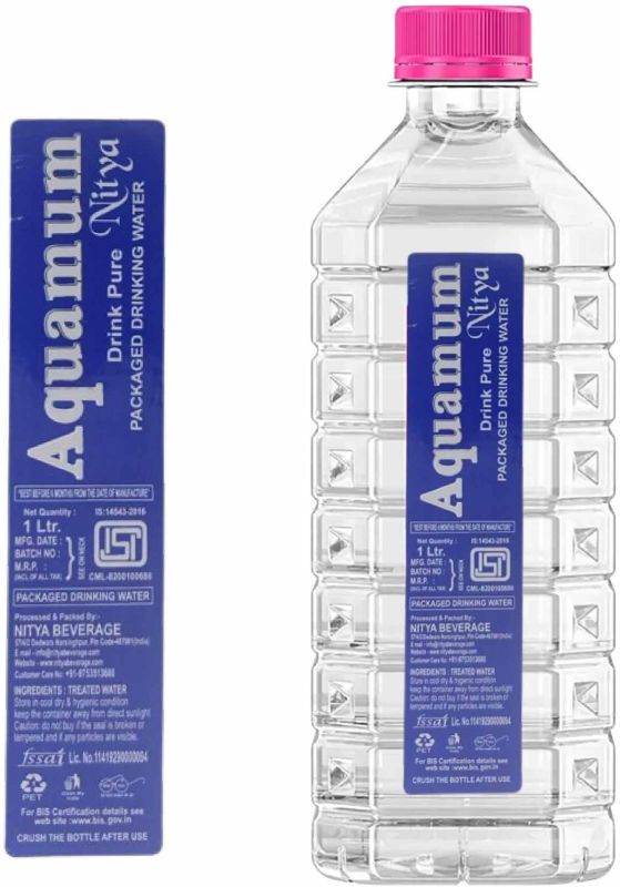 PET Bottle Printed Water Label