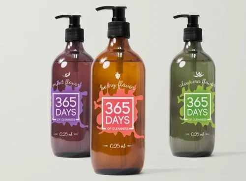 Transparent Household Packaging Label