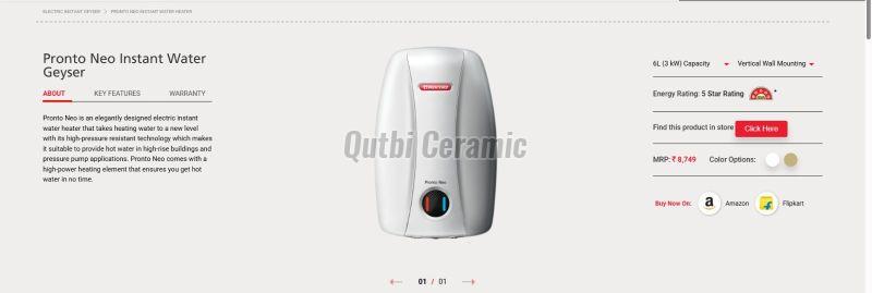 Racold Water Heater & Geyser