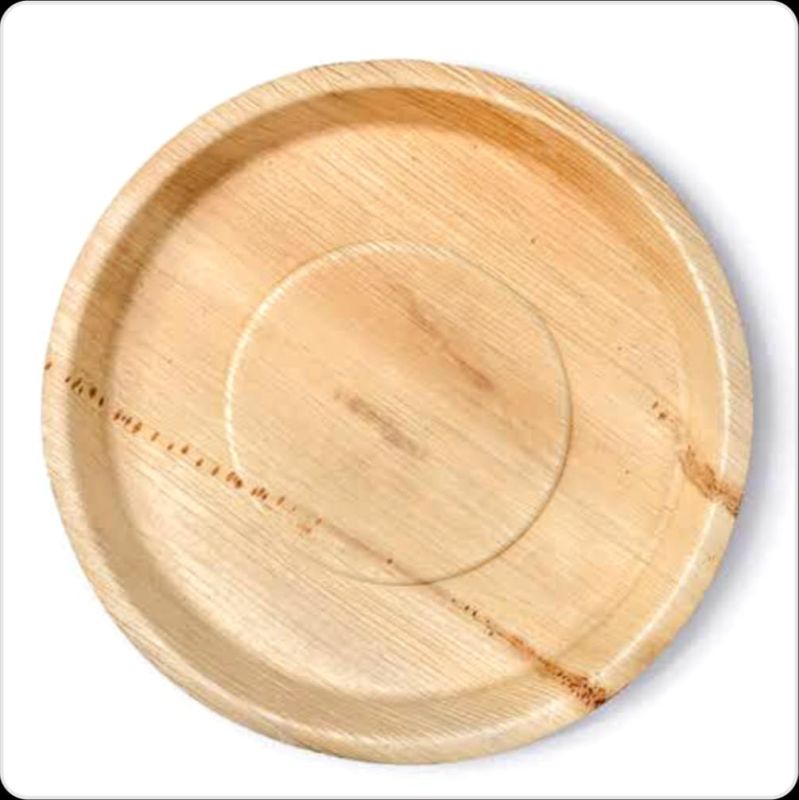 12 Inch Round Areca Leaf Plate