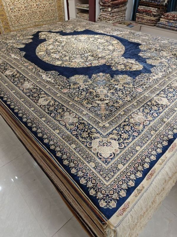 Hand Knotted Silk Carpet