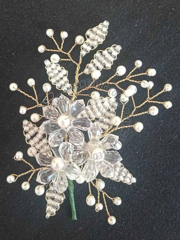 Bridal Crystal Flower Style Brooch