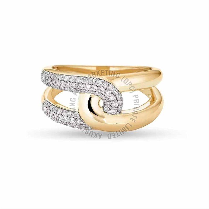 Gold Plated Adjustable Fashion Ring