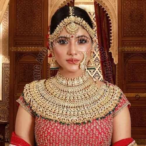 Gold Plated Heavy Bridal Jewellery