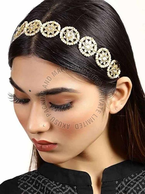 Kundan Stone Studded Hair Jewellery