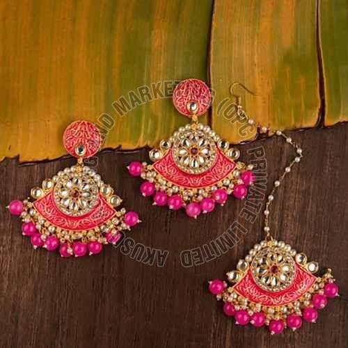 Meenakari Handcrafted Bridal Maang Tikka