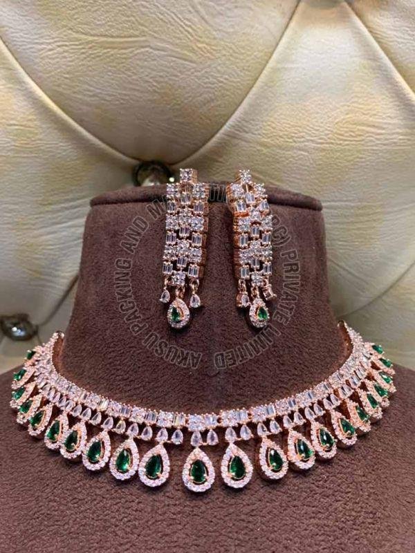 Rose Gold Plated Choker Necklace