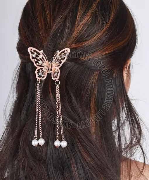 Rose Gold Plated Party Hair Pin