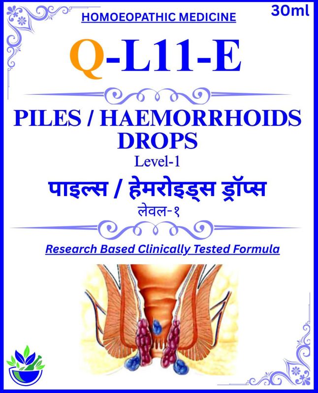 Q L11 E Piles Hemorrhoid Plus Drop