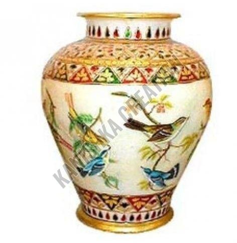 Multicolor Marble Flower Vase