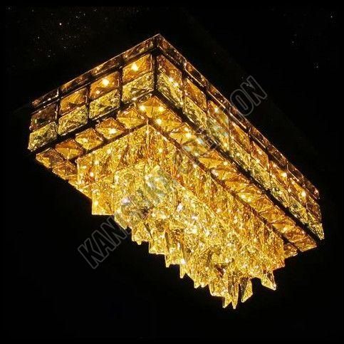 Rectangular Crystal Chandelier
