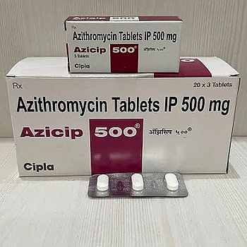Azicip 500mg Azithromycin Tablet