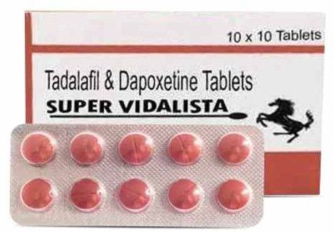 Super Vidalista Tadalafil Dapoxetine Tablet