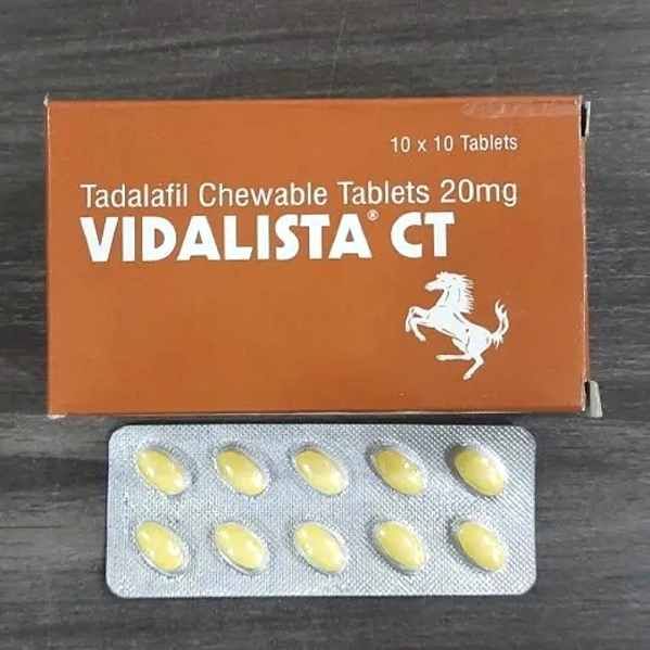 Vidalista CT Tadalafil Chewable Tablet
