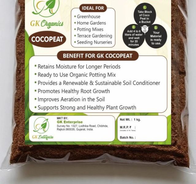 Coco Peat Block (1 Kg)
