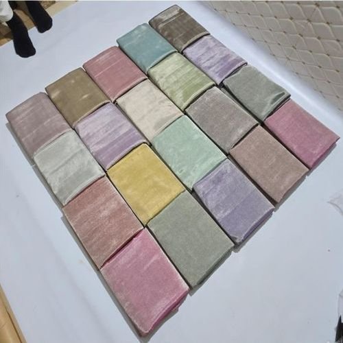 Silver Zari Tissue Fabric