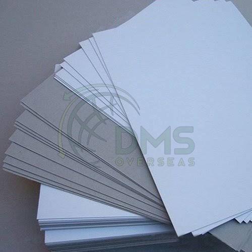 White Grey Back Coated Duplex Board