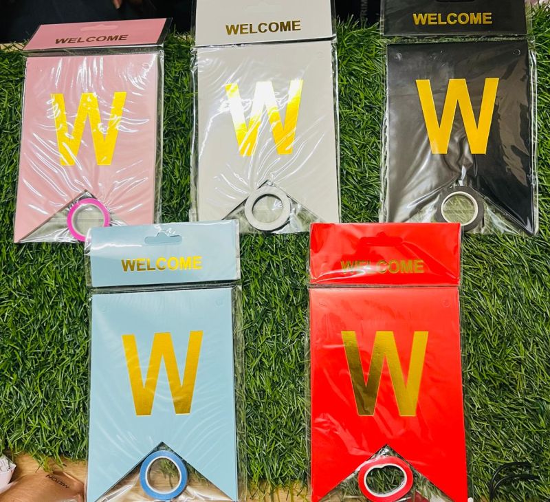 Multicolor Welcome Banner