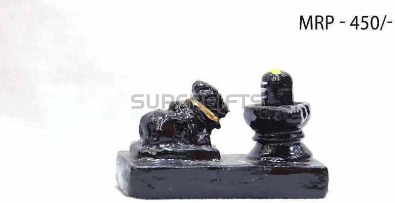 Resin Shivling Nandi God Statue