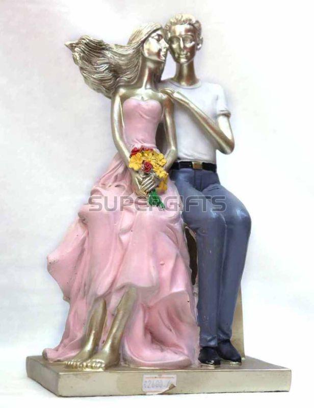 Romantic Love Bird Statue Human Figurines