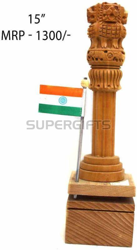 Wooden Ashok Stambh