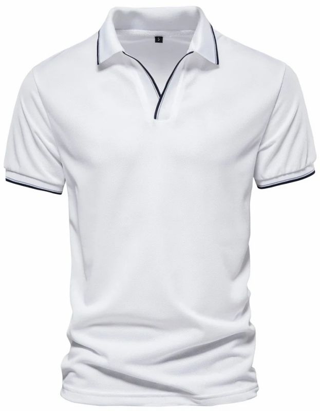 Mens Cotton Collar T-Shirts